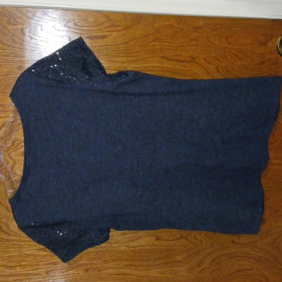 The Limited M black sequined short sleeved tee, good condition - Picture 3 of 4